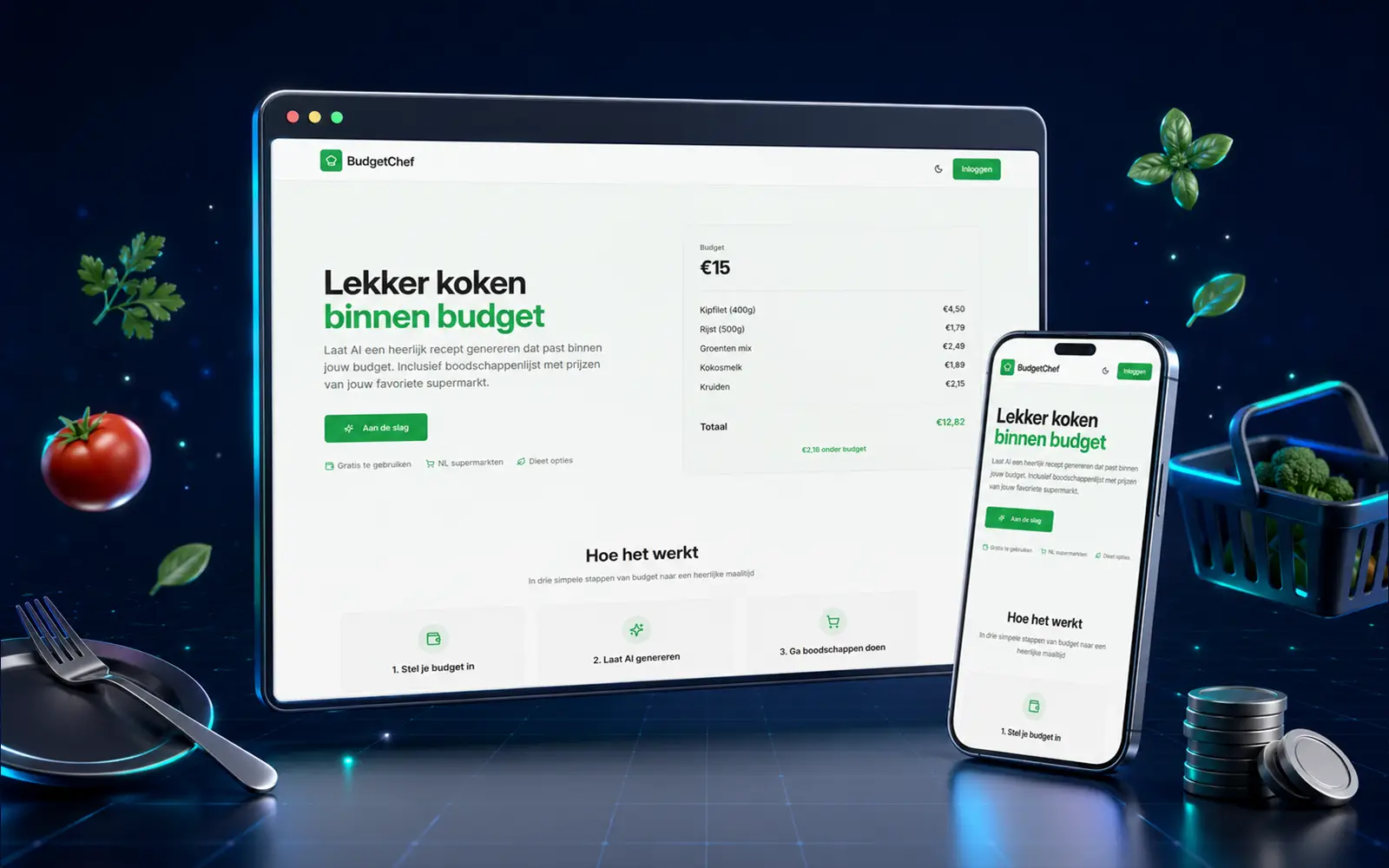 Screenshot van Budget Chef